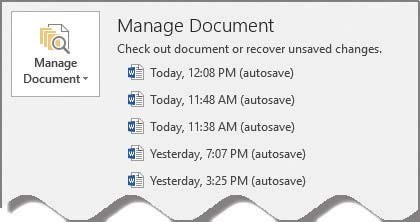 recover a word document i didn
